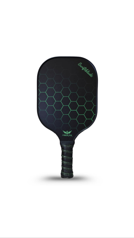 Firekick SwiftBlade Green Carbon-Fiber Pickleball Paddle ( Cover included)