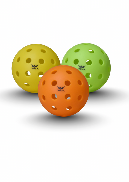 FireKick Pro Pickleball All-Weather Balls (Set of 3)