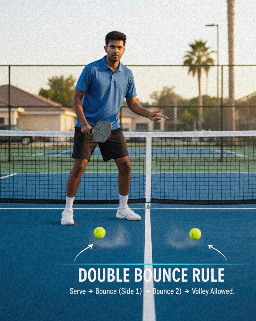 The Double Bounce Rule: Pickleball’s Game-Changer