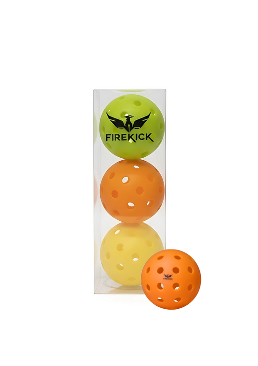 FireKick Pro Pickleball All-Weather Balls (Set of 3)