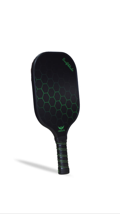 Firekick SwiftBlade Green Carbon-Fiber Pickleball Paddle ( Cover included)