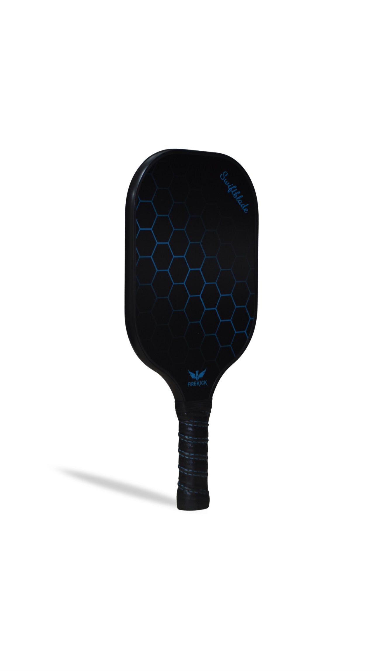 Firekick SwiftBlade Blue Carbon-Fiber Pickleball Paddle ( Cover included)