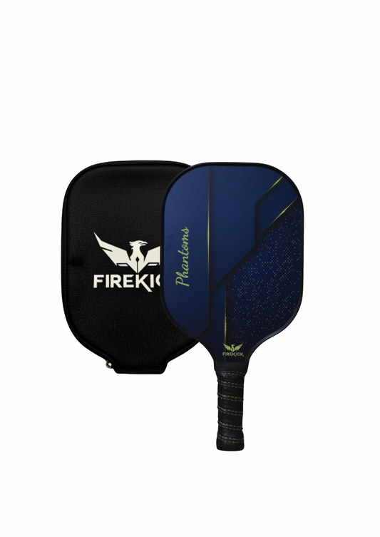 FireKick Phantoms Fiberglass Pickleball Paddle ( Cover included)