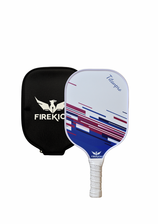 FireKick TitanPro Premium Glass Fiber Pickleball Paddle ( Cover included)