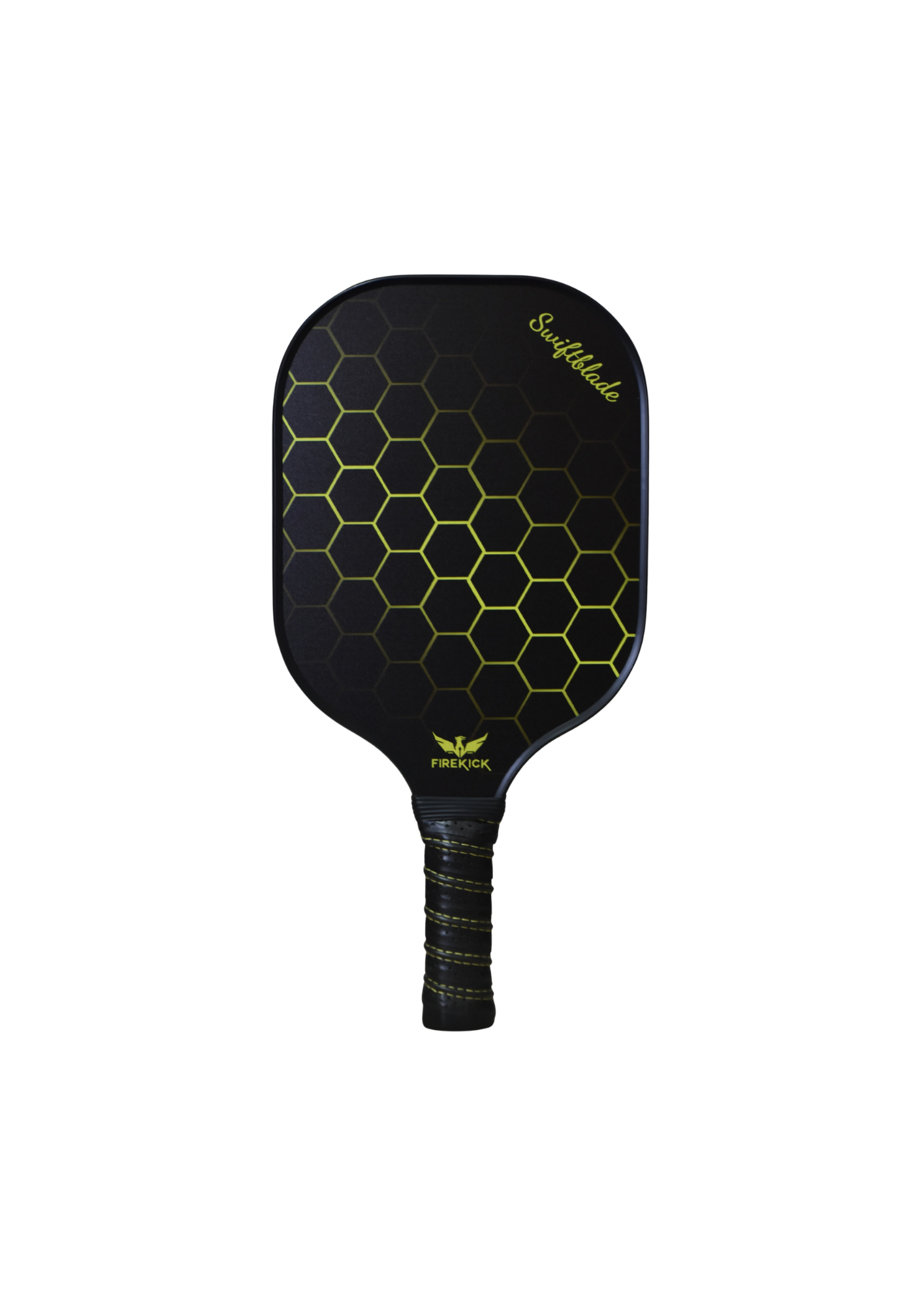 Firekick SwiftBlade Yellow Carbon-Fiber Pickleball Paddle ( Cover included)